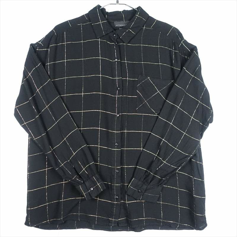 古着のシルクレーヨンシャツ