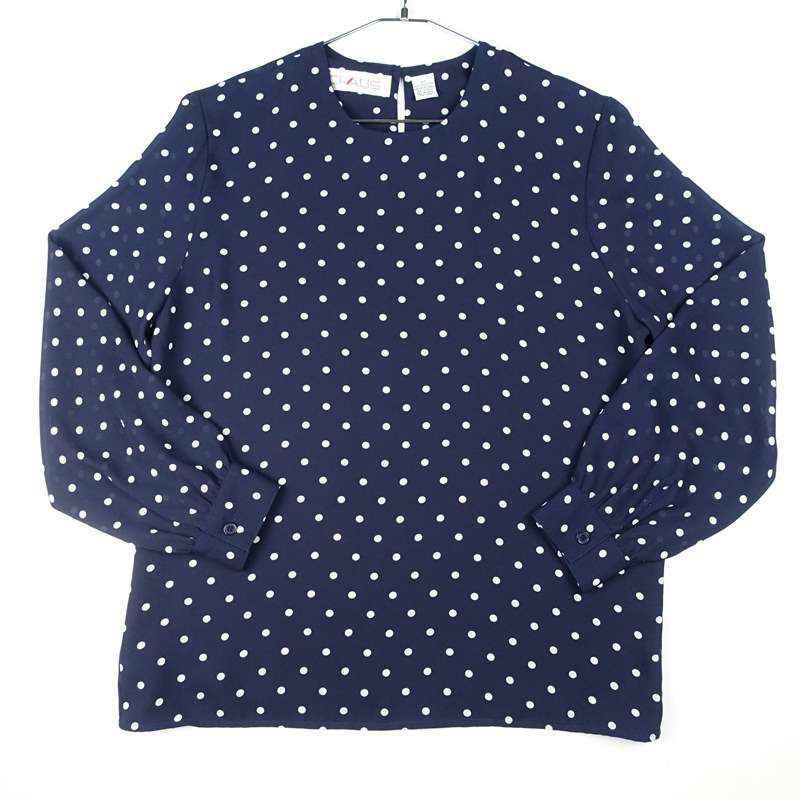 古着のシルクレーヨンシャツ