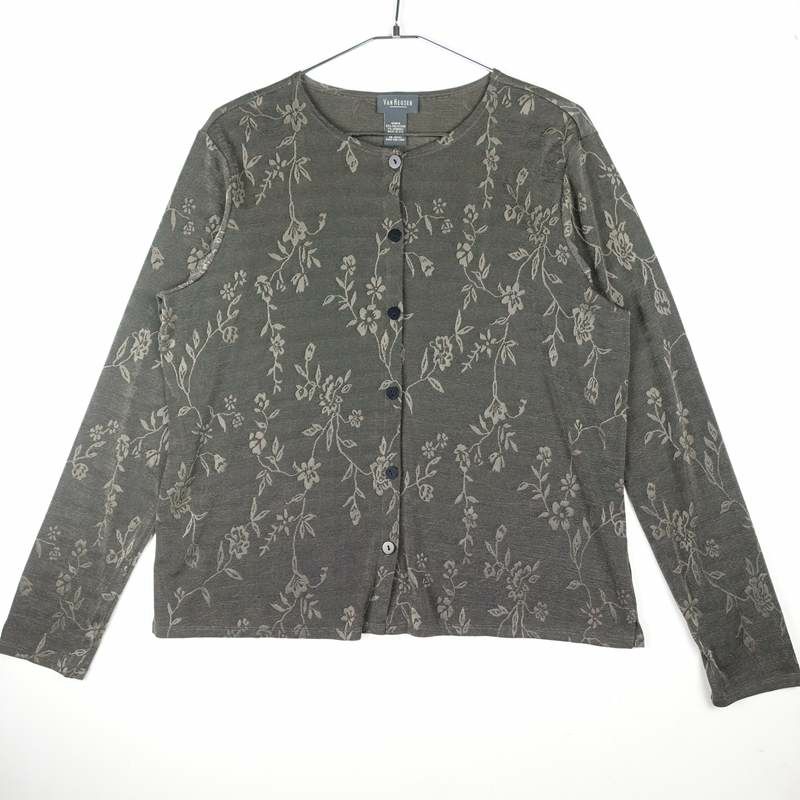 古着のシルクレーヨンシャツ