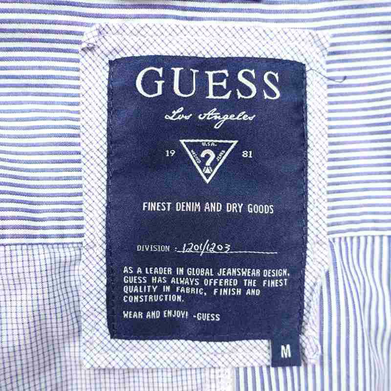 古着 GUESS ストライプ 長袖シャツ | Flamingo Online 古着屋