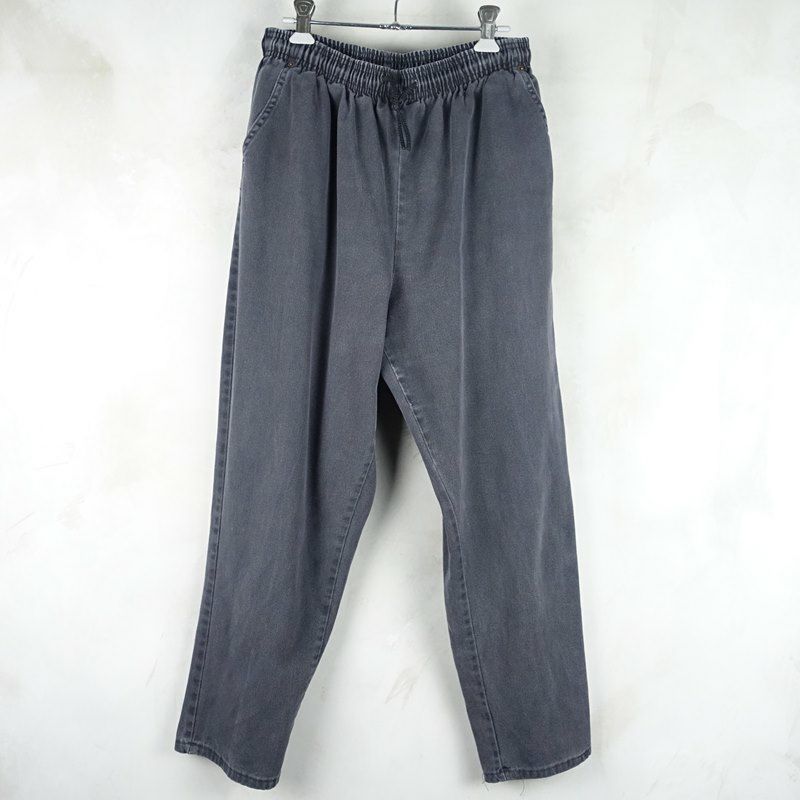 古着のデニムイージーパンツ