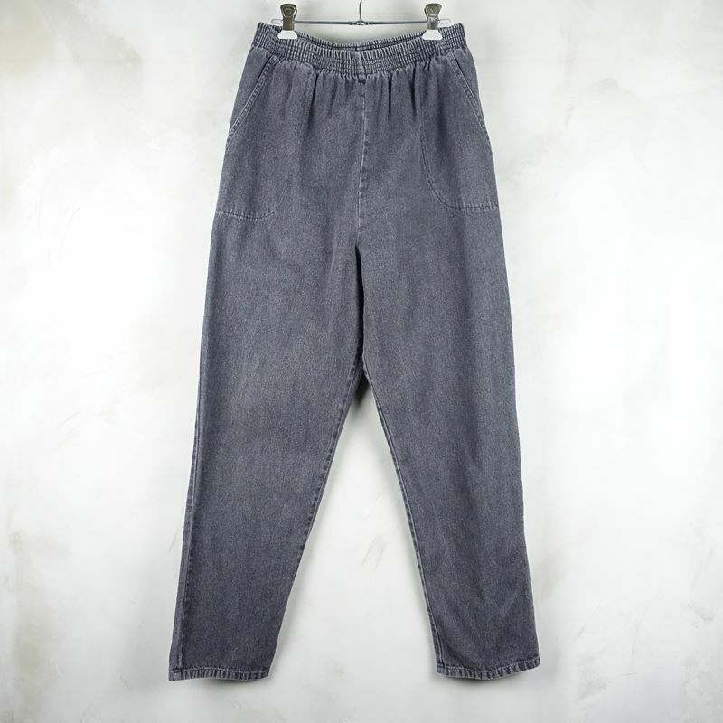 古着のデニムイージーパンツ