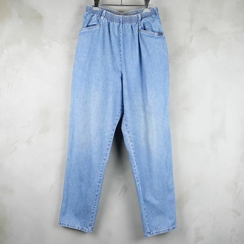 古着のデニムイージーパンツ