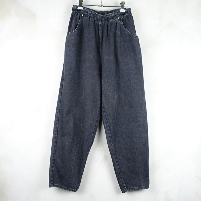 古着のデニムイージーパンツ