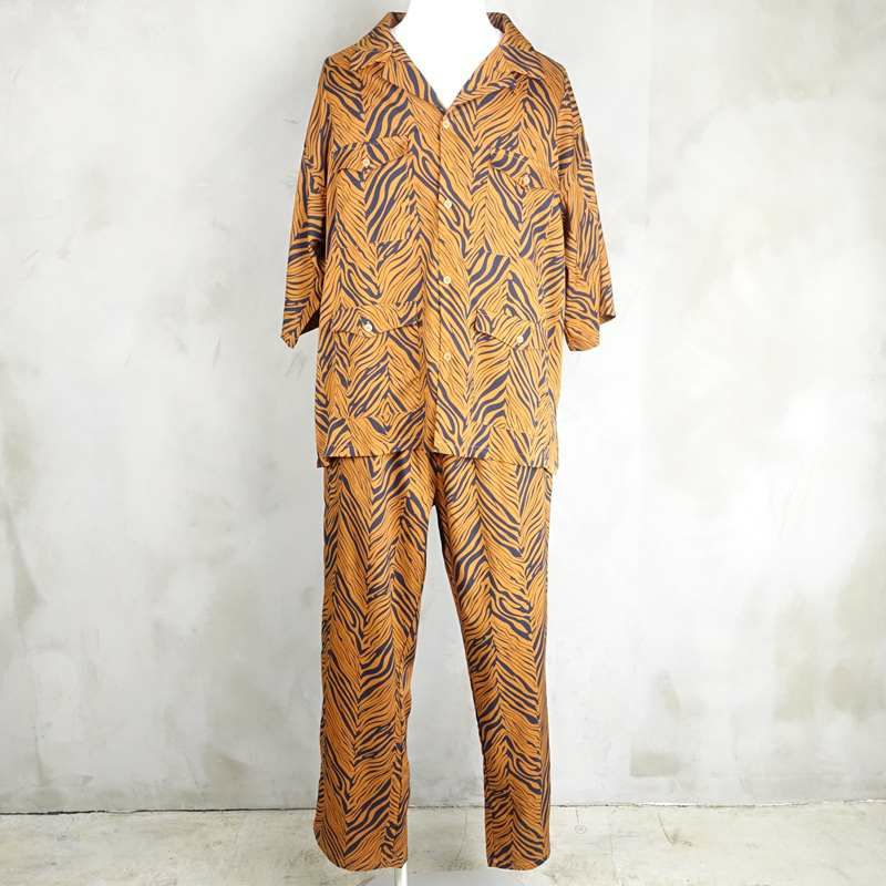 ファファットのゼブラ柄半袖シャツ