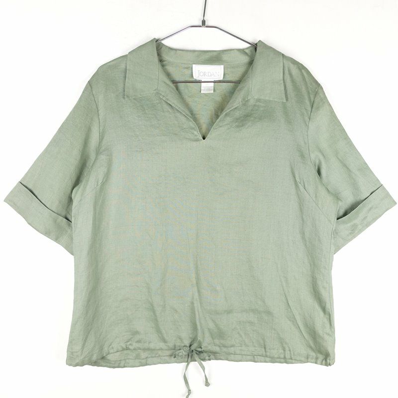 古着の開襟プルオーバー