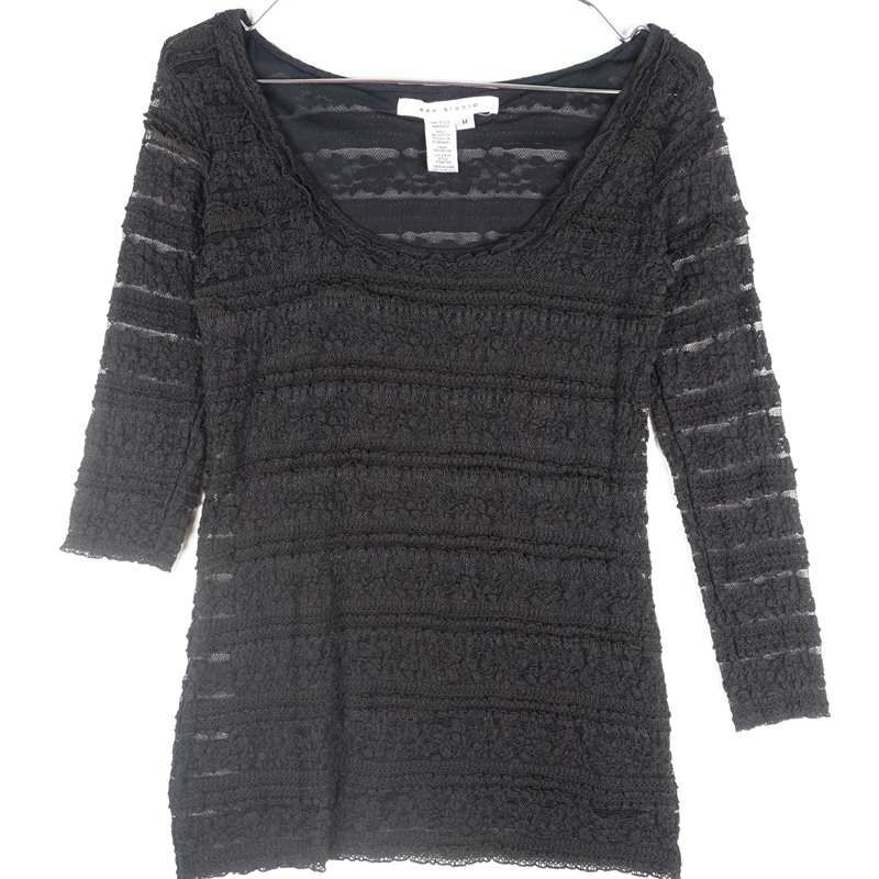 古着のフリルロンTシャツ