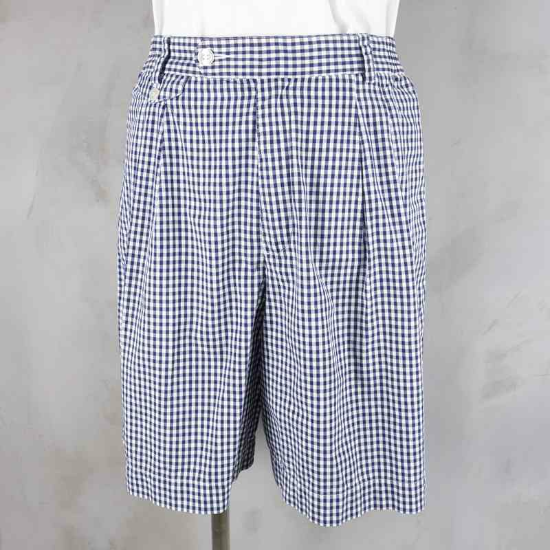 古着のチェックパンツ