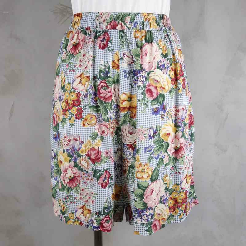 古着の花柄パンツ