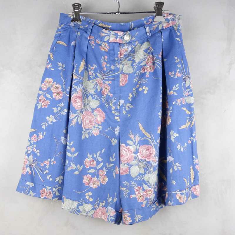 古着の花柄パンツ