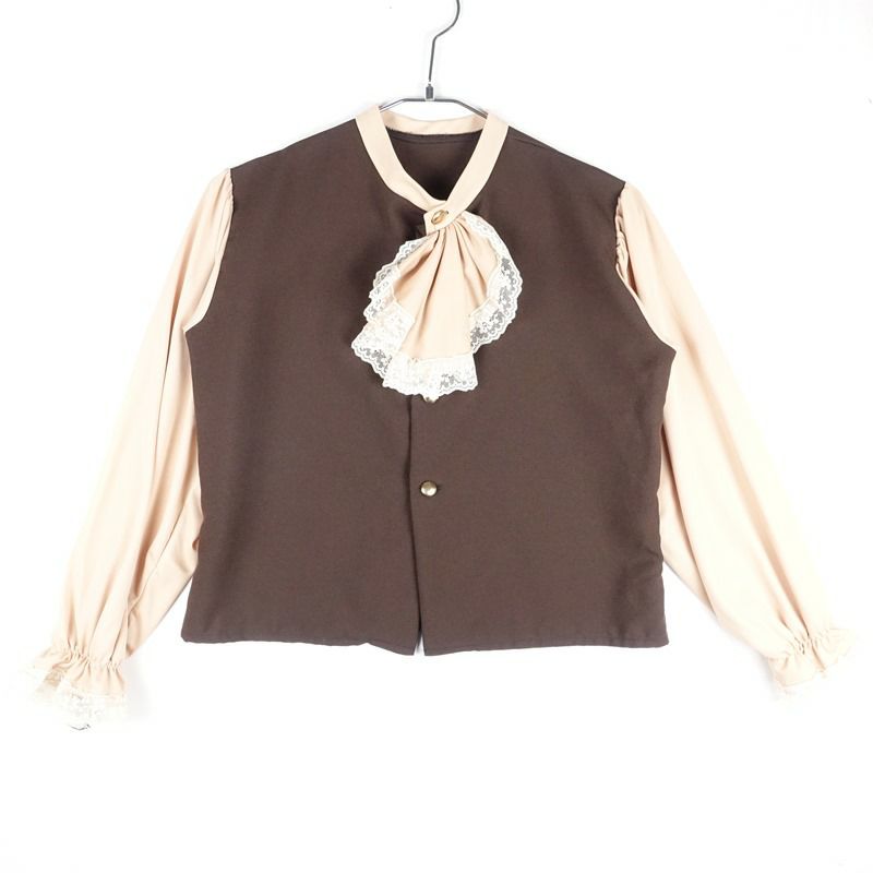 古着の長袖ブラウス