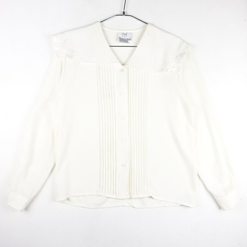 古着の長袖ブラウス