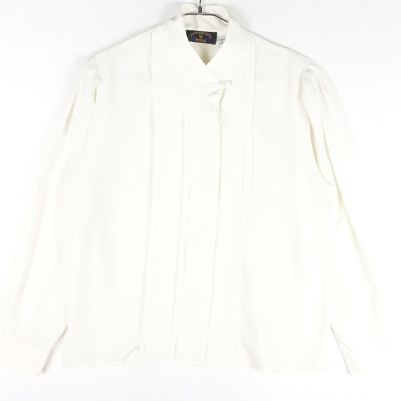 古着の総柄長袖シャツ