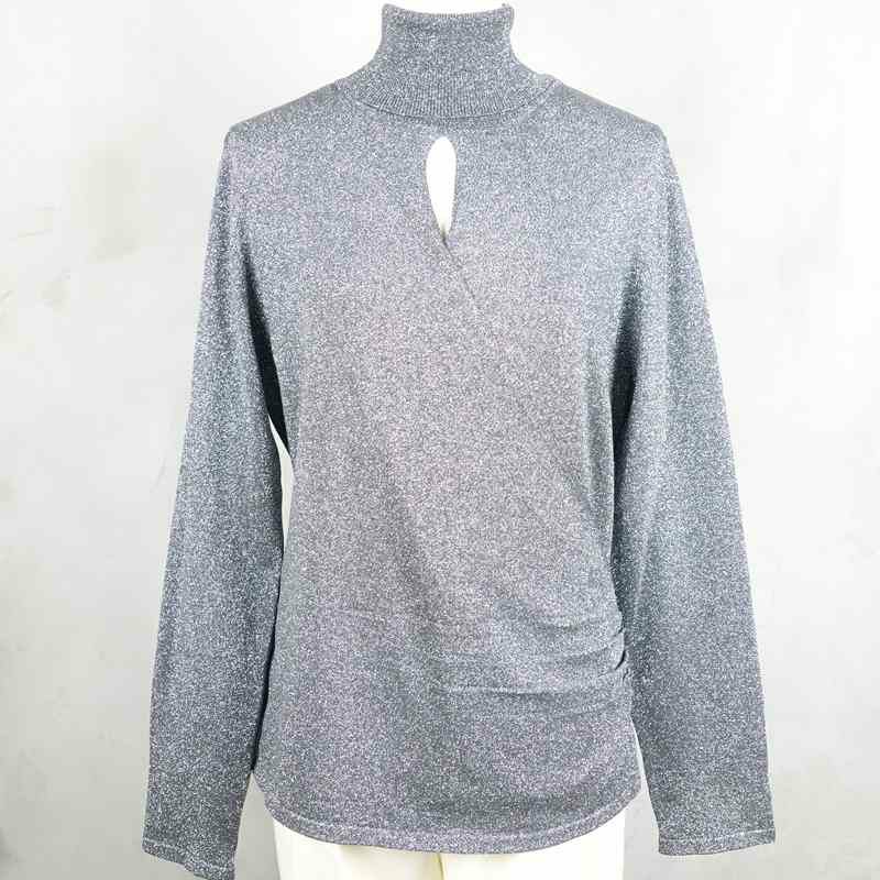 古着の長袖柄シャツ