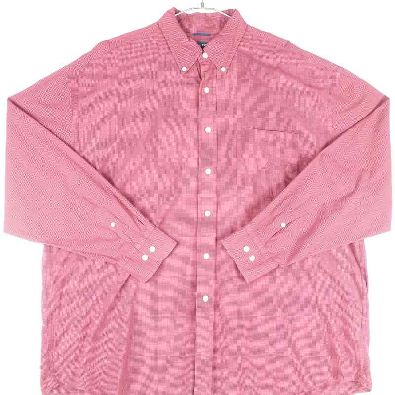 古着のチェック長袖シャツ