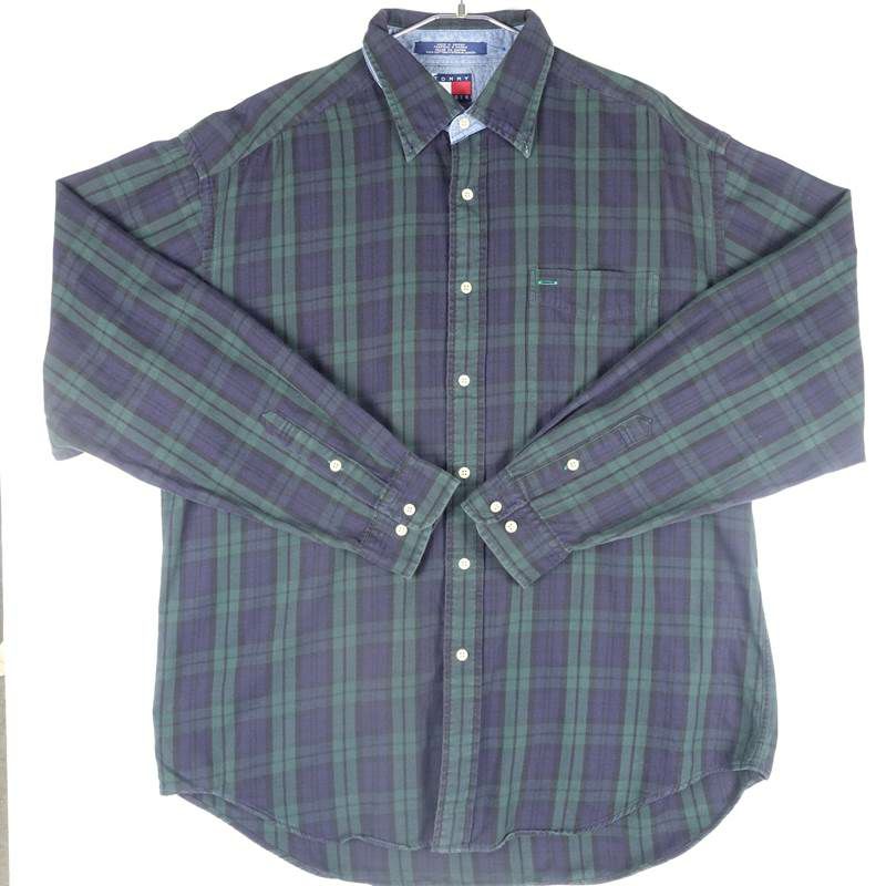 古着のトミーヒルフィガー長袖シャツ