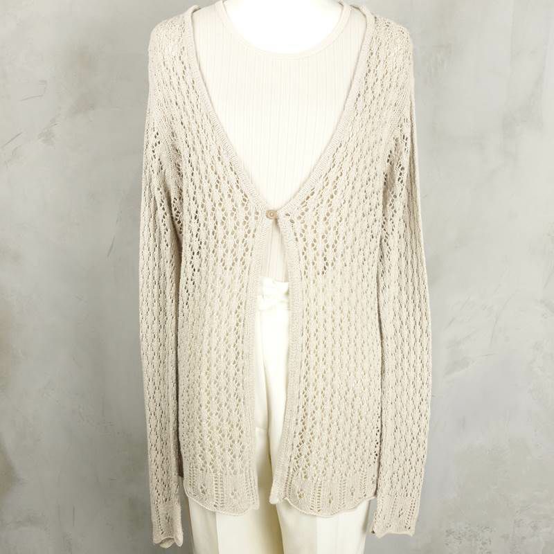 古着のメッシュカーディガン