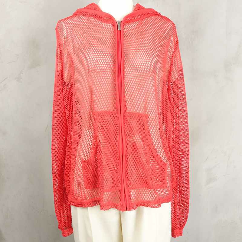 古着のメッシュパーカー