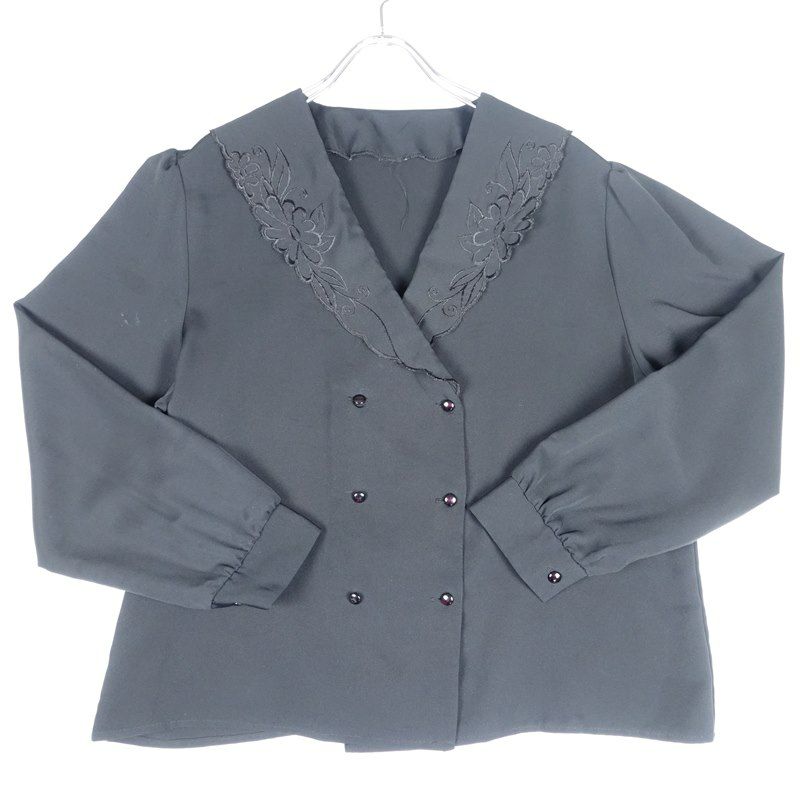 古着の長袖カラーシャツ