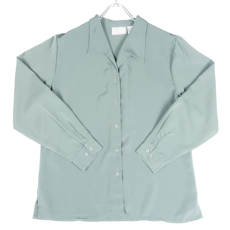 古着の長袖無地シャツ