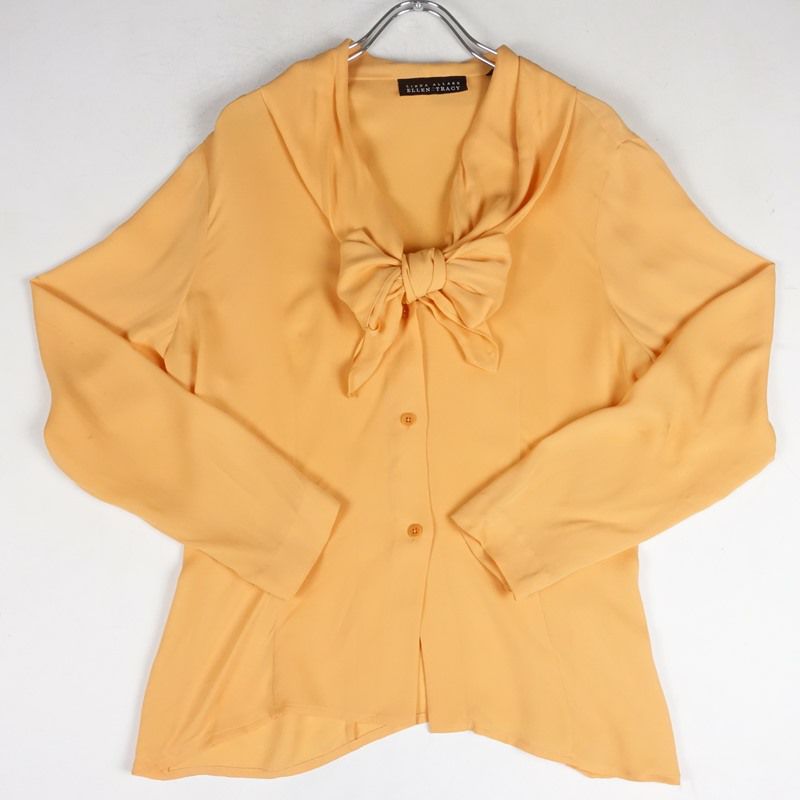 古着の長袖柄シャツ