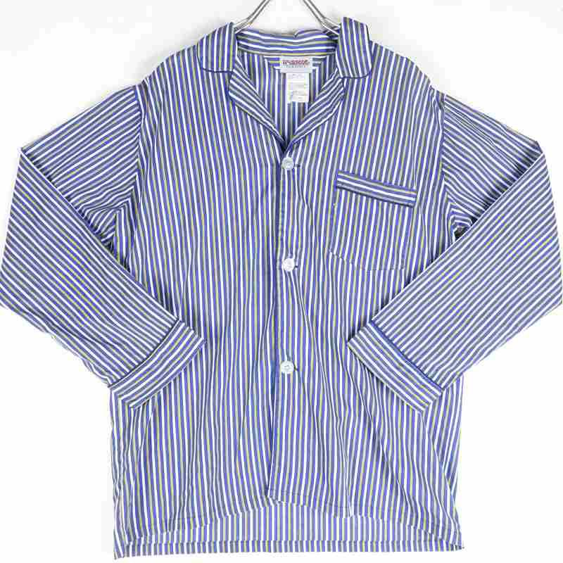 古着の長袖柄シャツ