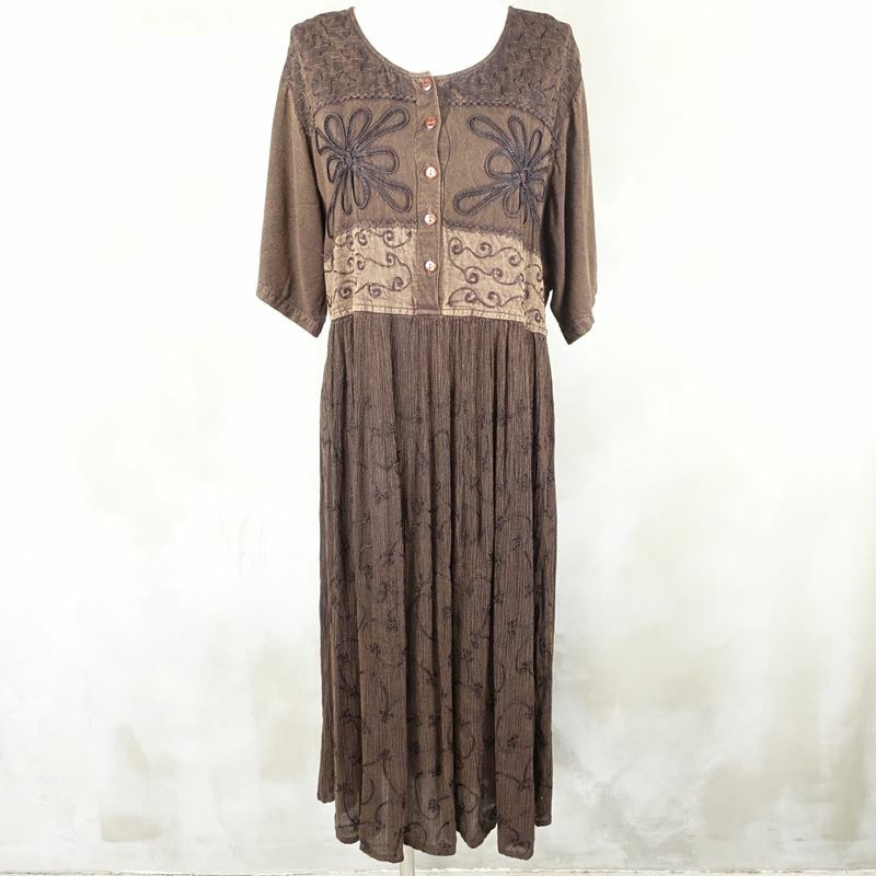 古着の半袖ワンピース