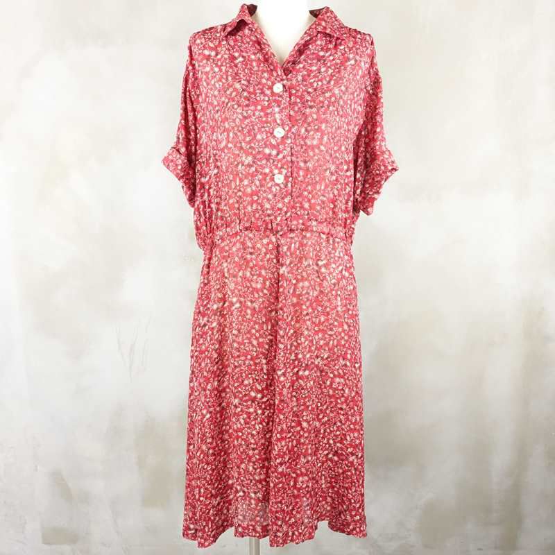 古着の半袖ワンピース