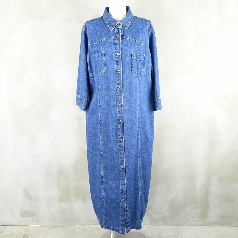古着のデニムワンピース