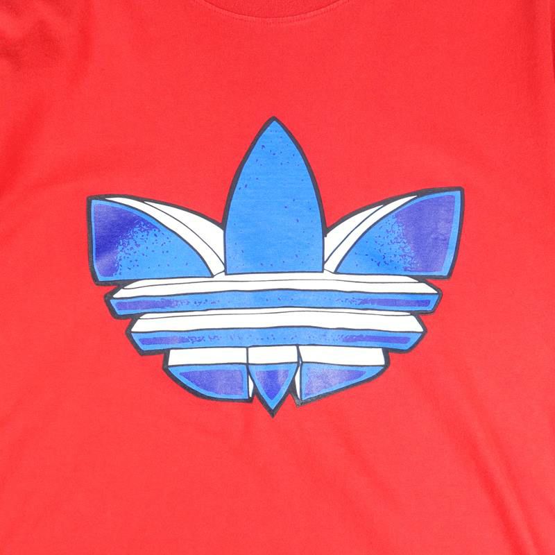 古着 adidas トレフォイル プリントTシャツ | Flamingo Online 古着屋