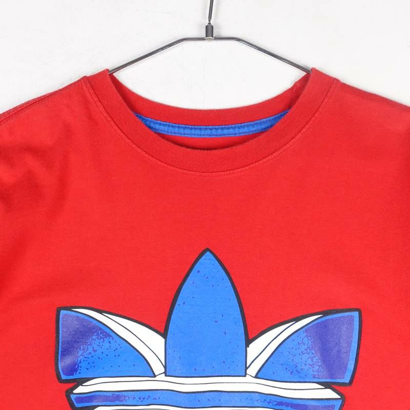 古着 adidas トレフォイル プリントTシャツ | Flamingo Online 古着屋