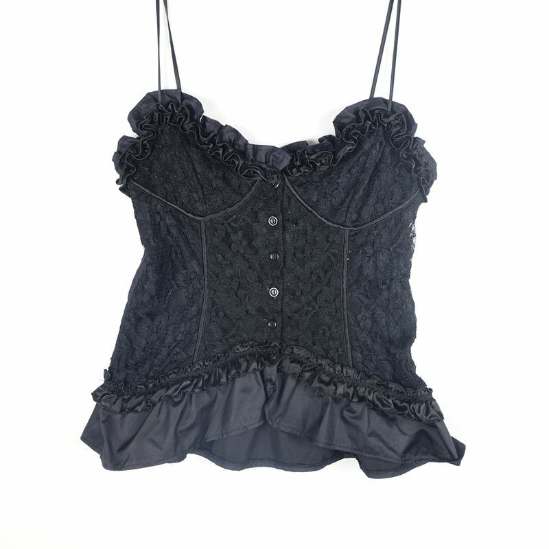 古着のレースビスチェ