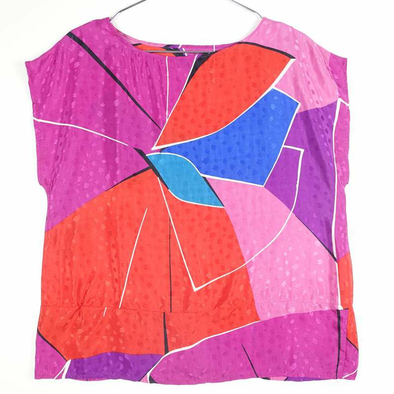 古着アート柄風プルオーバートップス