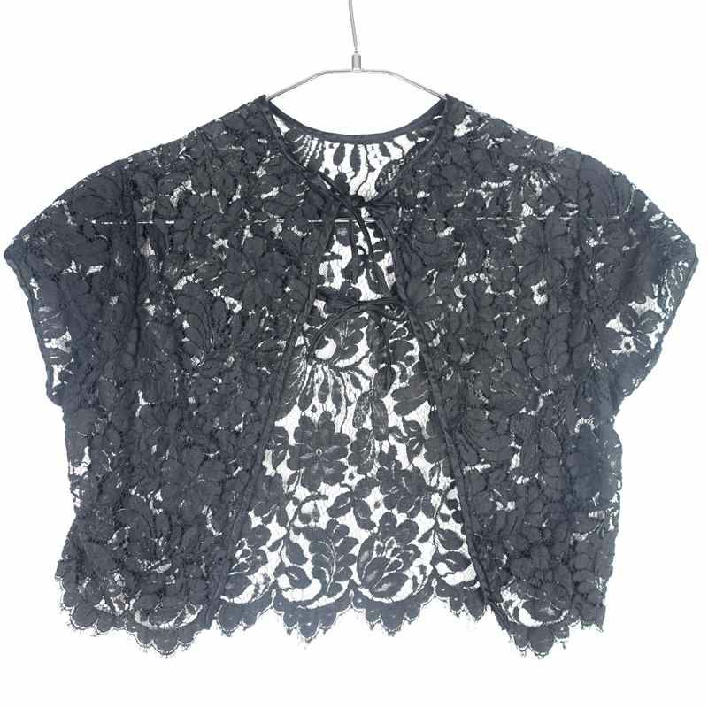 古着のシースルーレース