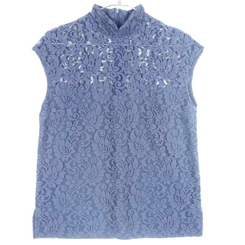 古着のシースルーメッシュタンクトップ