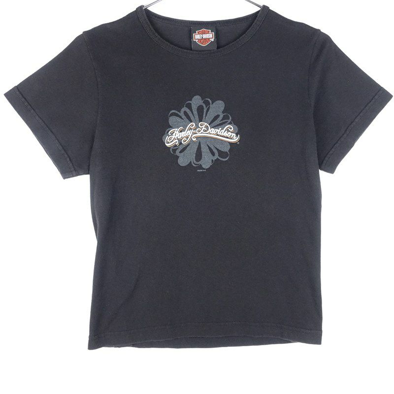 古着のハーレーダビッドソンプリントTシャツ
