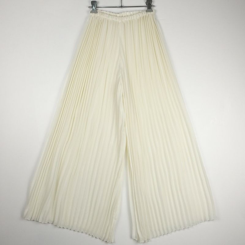 古着のプリーツワイドパンツ