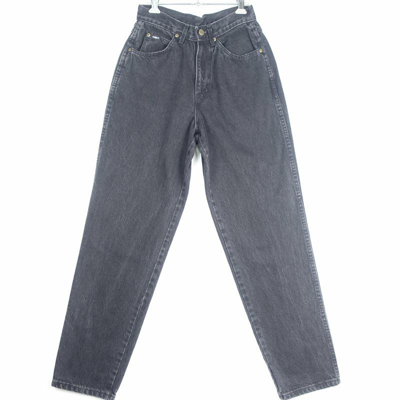 古着のブラックデニムパンツ