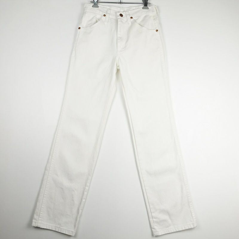 古着のラングラーホワイトデニムパンツ