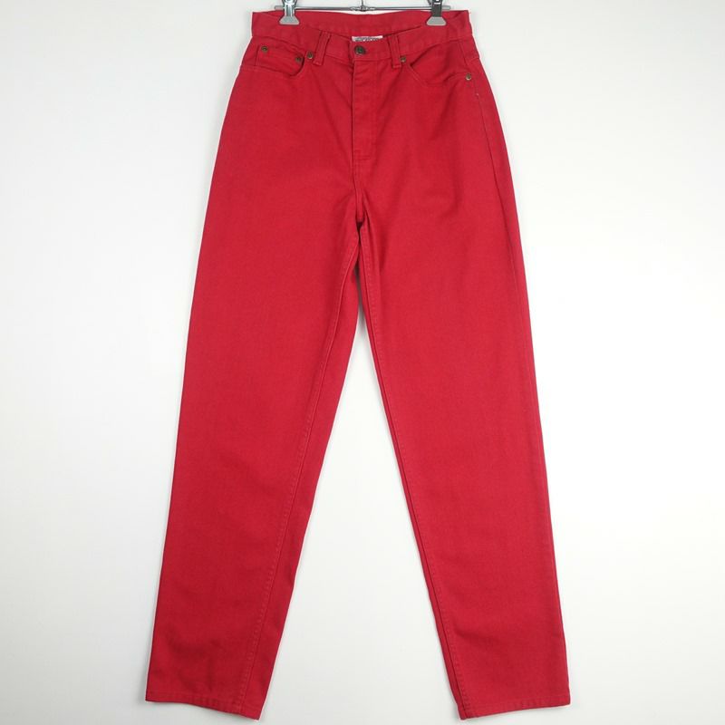 古着のカラーデニムパンツ