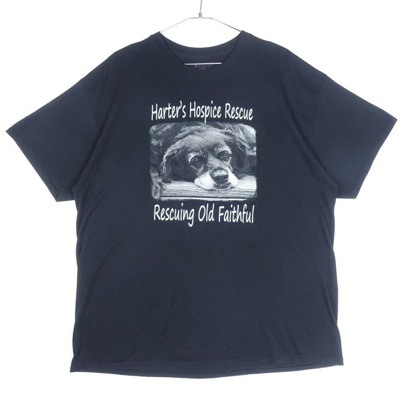 古着のイヌプリントTシャツ