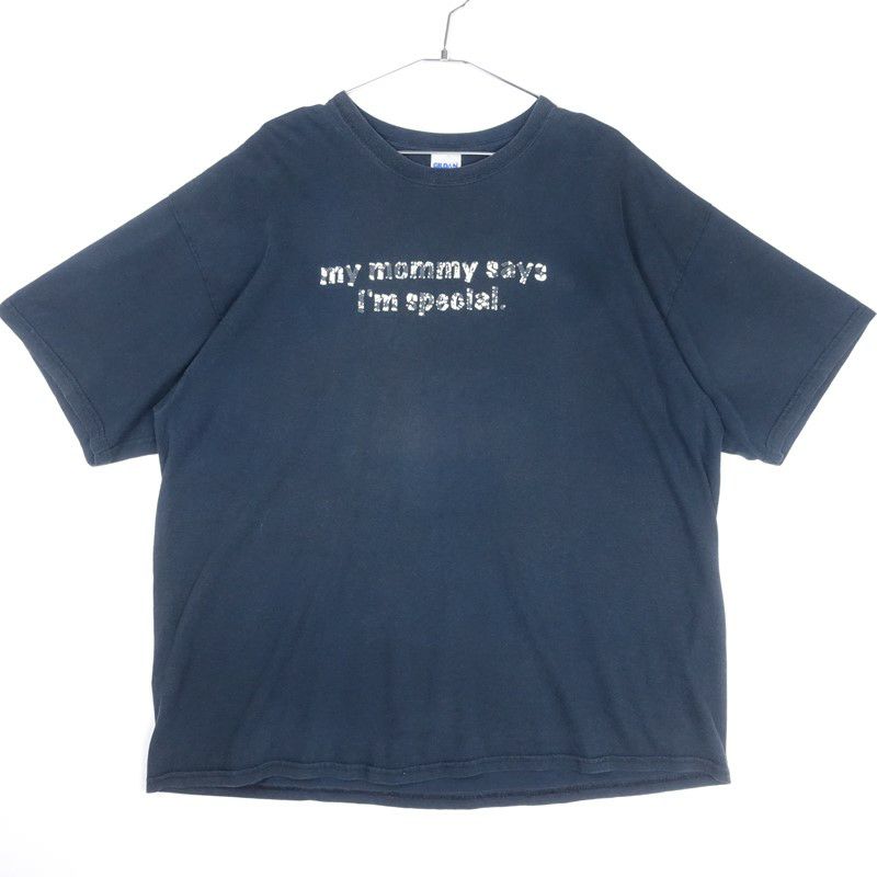 古着のメッセージプリントTシャツ