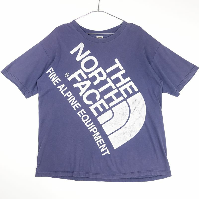 古着のザノースフェイス デカロゴ Tシャツ