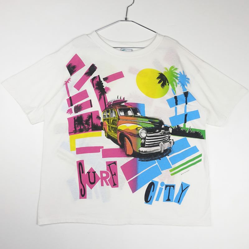 古着 90s SURFCITY プリントTシャツ