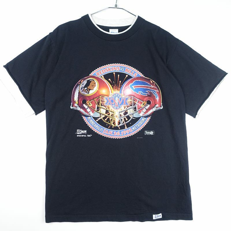 古着 SALEM 袖切りっぱなし Tシャツ