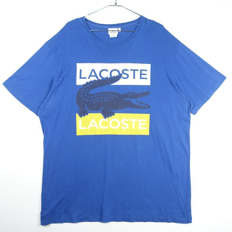 古着のラコステプリントTシャツ
