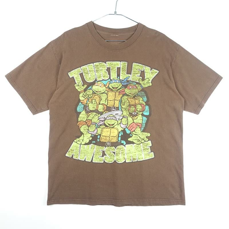 古着のミュータントタートルズプリントTシャツ