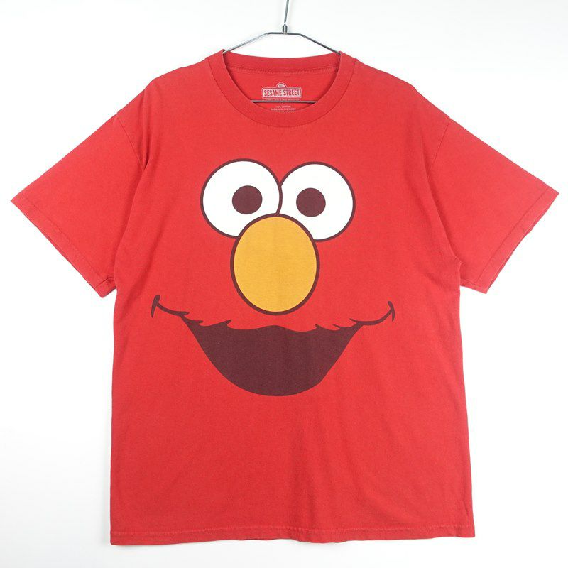 古着のセサミストリートエルモTシャツ