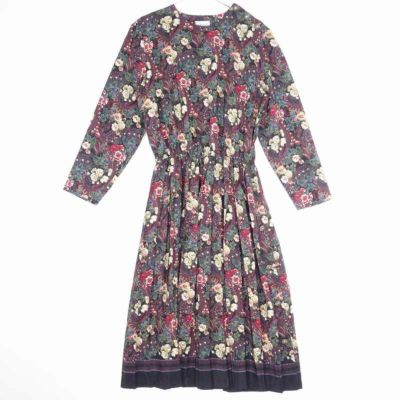 古着 80s ダイアンフレイス dianefreis 花柄ワンピース