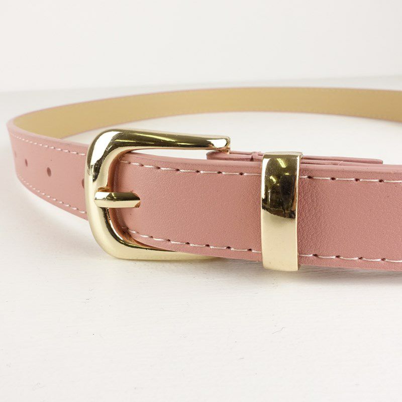 PUレザー マット加工 ベルト ピンク | Flamingo Online 古着屋